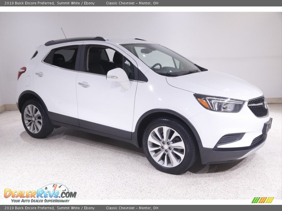 2019 Buick Encore Preferred Summit White / Ebony Photo #1