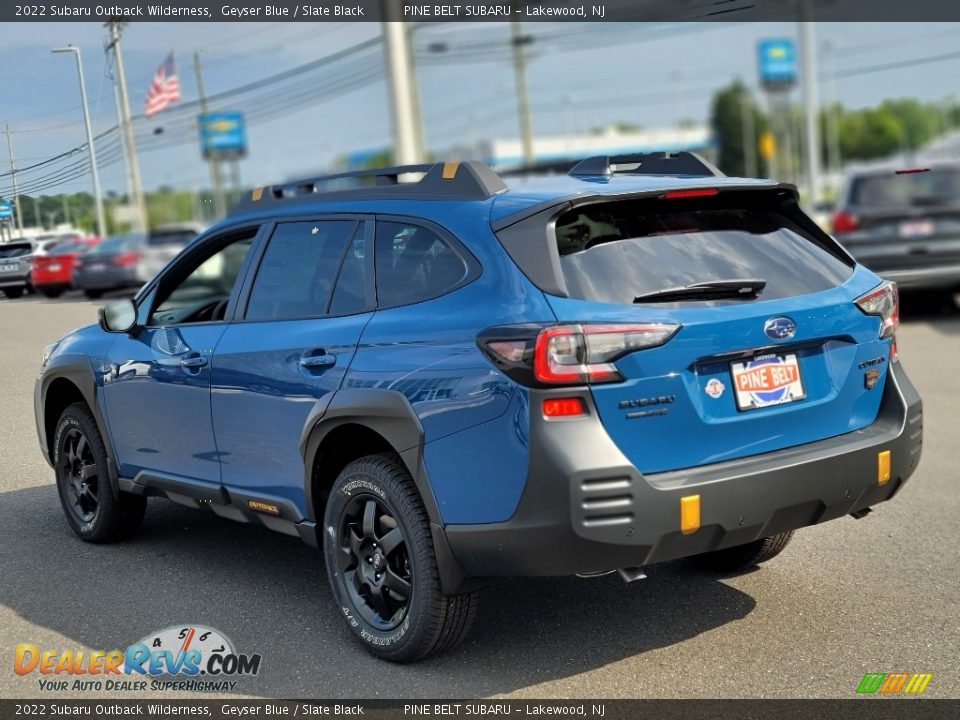 2022 Subaru Outback Wilderness Geyser Blue / Slate Black Photo #4