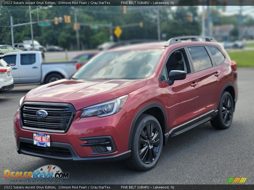 2022 Subaru Ascent Onyx Edition Crimson Red Pearl / Gray StarTex Photo #1