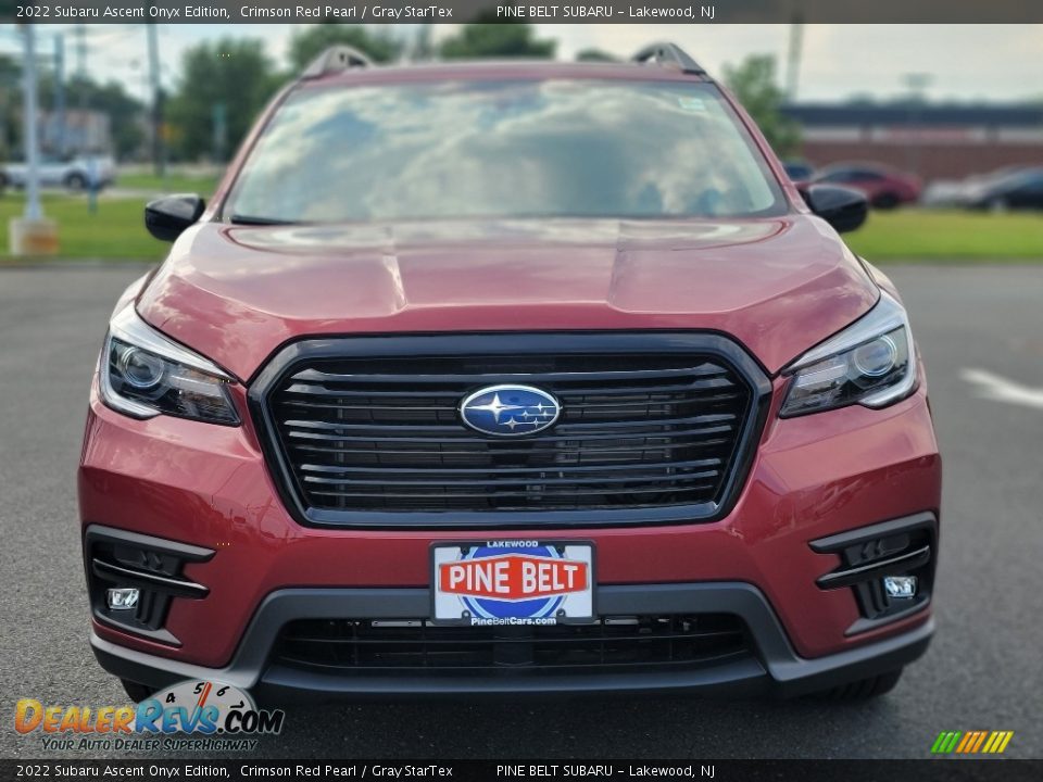 2022 Subaru Ascent Onyx Edition Crimson Red Pearl / Gray StarTex Photo #2