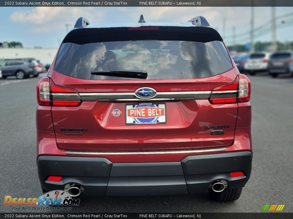 2022 Subaru Ascent Onyx Edition Crimson Red Pearl / Gray StarTex Photo #5