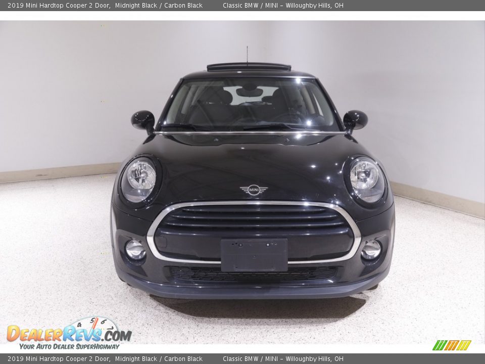 2019 Mini Hardtop Cooper 2 Door Midnight Black / Carbon Black Photo #2