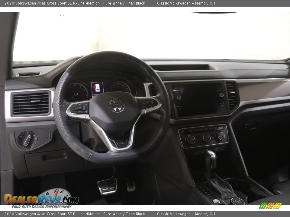 2020 Volkswagen Atlas Cross Sport SE R-Line 4Motion Pure White / Titan Black Photo #6