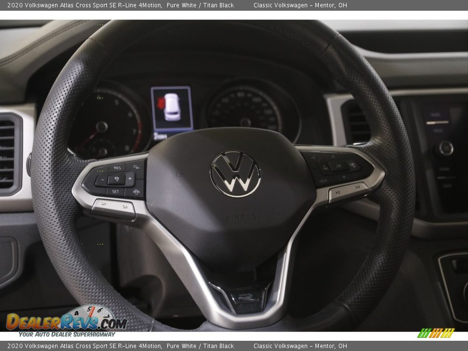 2020 Volkswagen Atlas Cross Sport SE R-Line 4Motion Pure White / Titan Black Photo #7