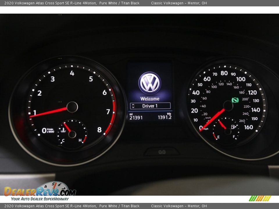 2020 Volkswagen Atlas Cross Sport SE R-Line 4Motion Pure White / Titan Black Photo #8