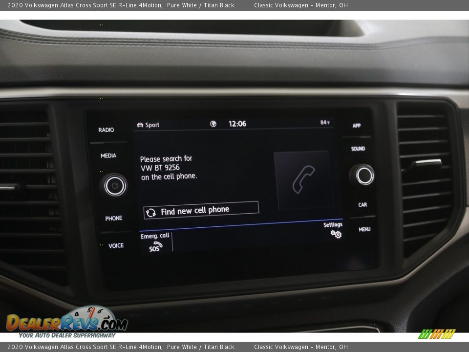 2020 Volkswagen Atlas Cross Sport SE R-Line 4Motion Pure White / Titan Black Photo #10