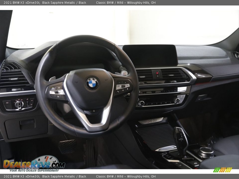 2021 BMW X3 xDrive30i Black Sapphire Metallic / Black Photo #6