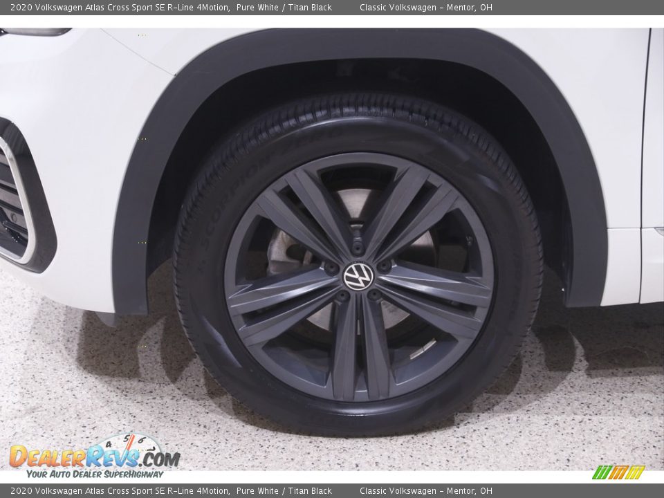2020 Volkswagen Atlas Cross Sport SE R-Line 4Motion Pure White / Titan Black Photo #19