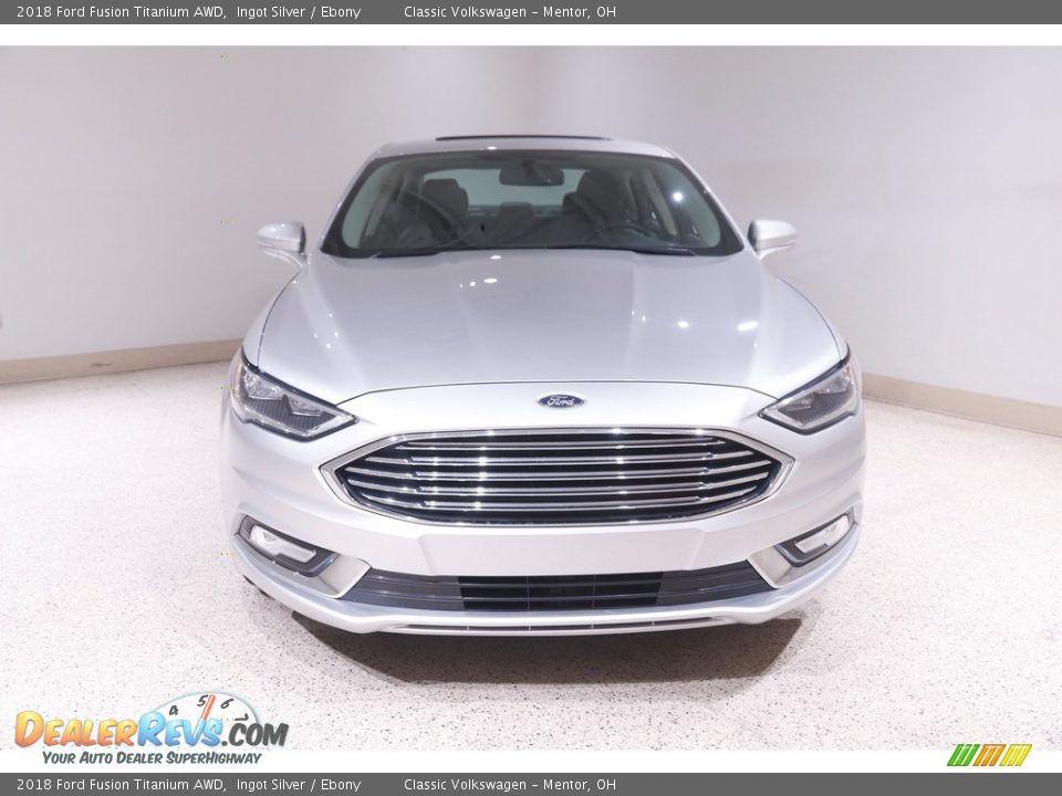 Ingot Silver 2018 Ford Fusion Titanium AWD Photo #2