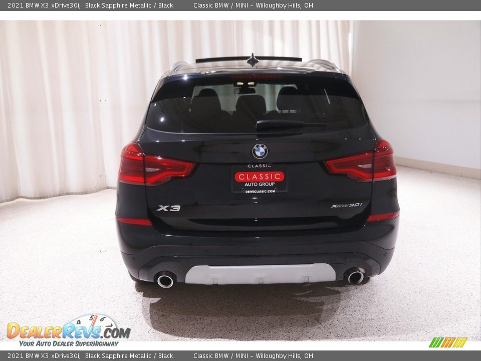 2021 BMW X3 xDrive30i Black Sapphire Metallic / Black Photo #20