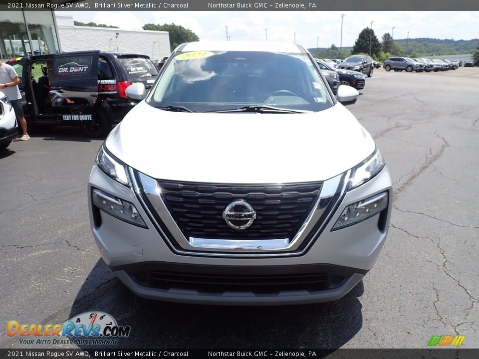 2021 Nissan Rogue SV AWD Brilliant Silver Metallic / Charcoal Photo #10