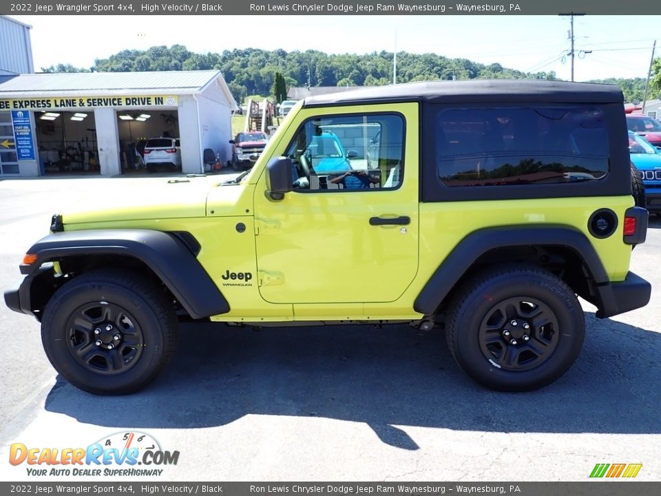 2022 Jeep Wrangler Sport 4x4 High Velocity / Black Photo #2