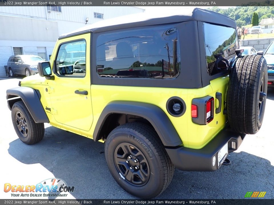 2022 Jeep Wrangler Sport 4x4 High Velocity / Black Photo #3