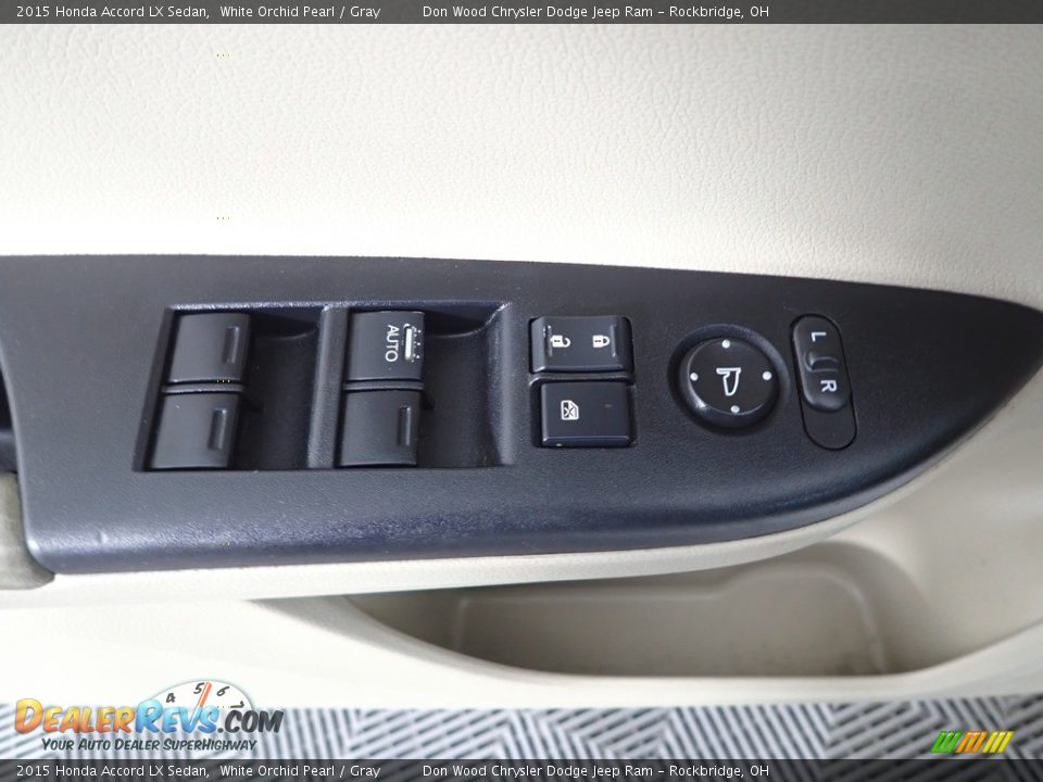 2015 Honda Accord LX Sedan White Orchid Pearl / Gray Photo #12