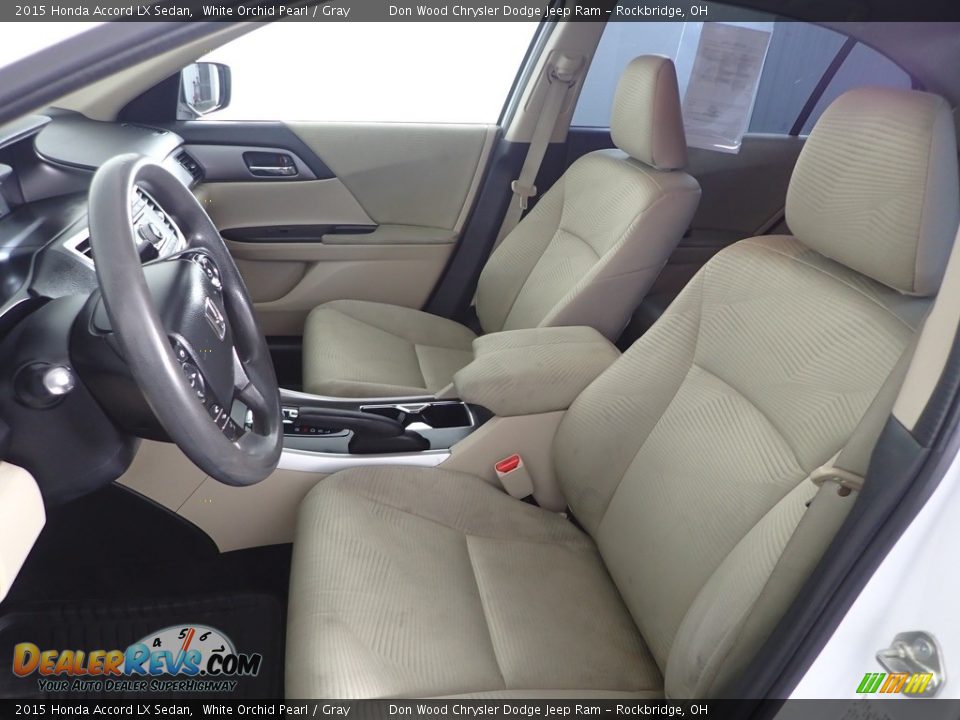 2015 Honda Accord LX Sedan White Orchid Pearl / Gray Photo #14