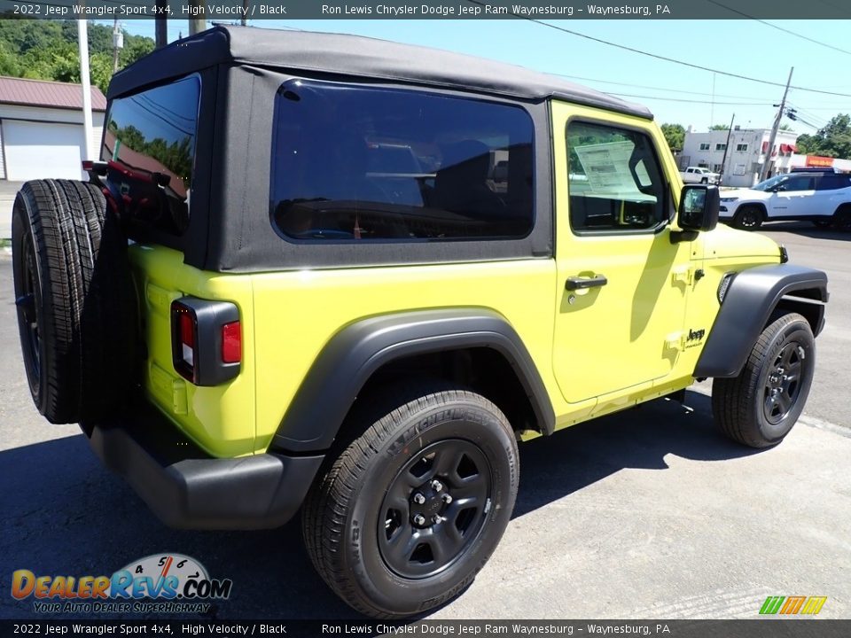 2022 Jeep Wrangler Sport 4x4 High Velocity / Black Photo #6