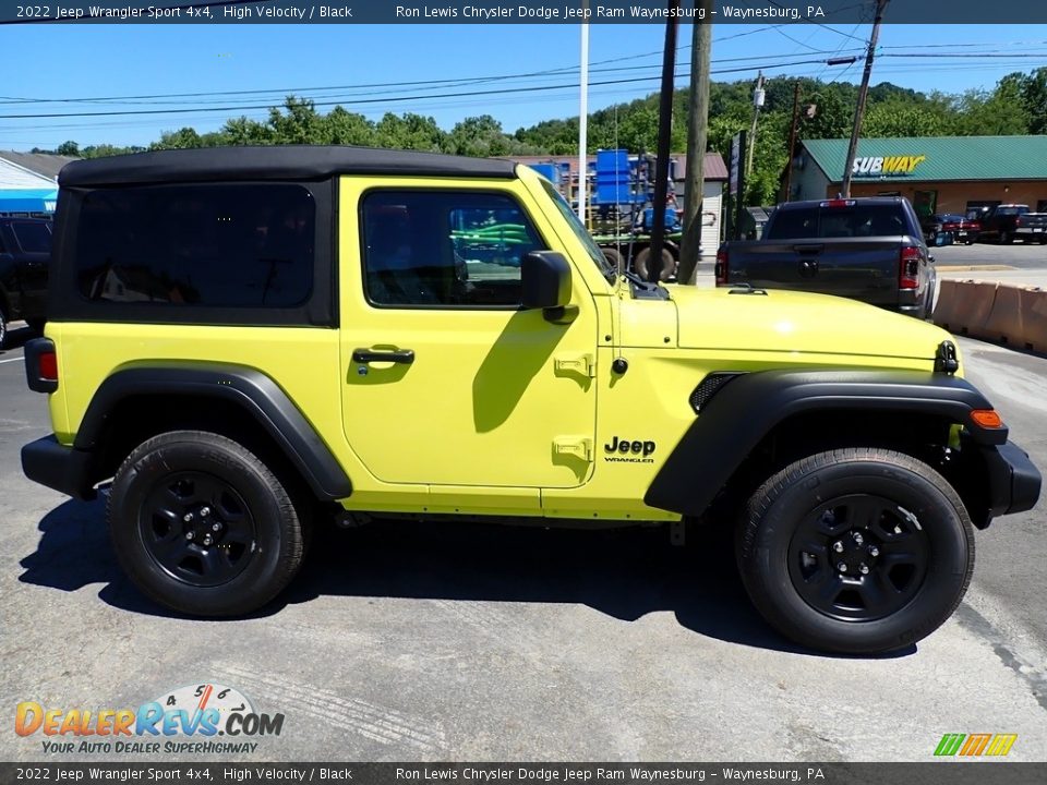 2022 Jeep Wrangler Sport 4x4 High Velocity / Black Photo #7