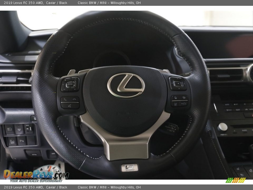 2019 Lexus RC 350 AWD Steering Wheel Photo #7