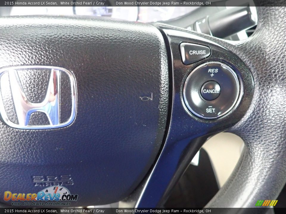 2015 Honda Accord LX Sedan White Orchid Pearl / Gray Photo #17