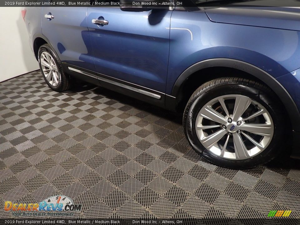 2019 Ford Explorer Limited 4WD Blue Metallic / Medium Black Photo #5