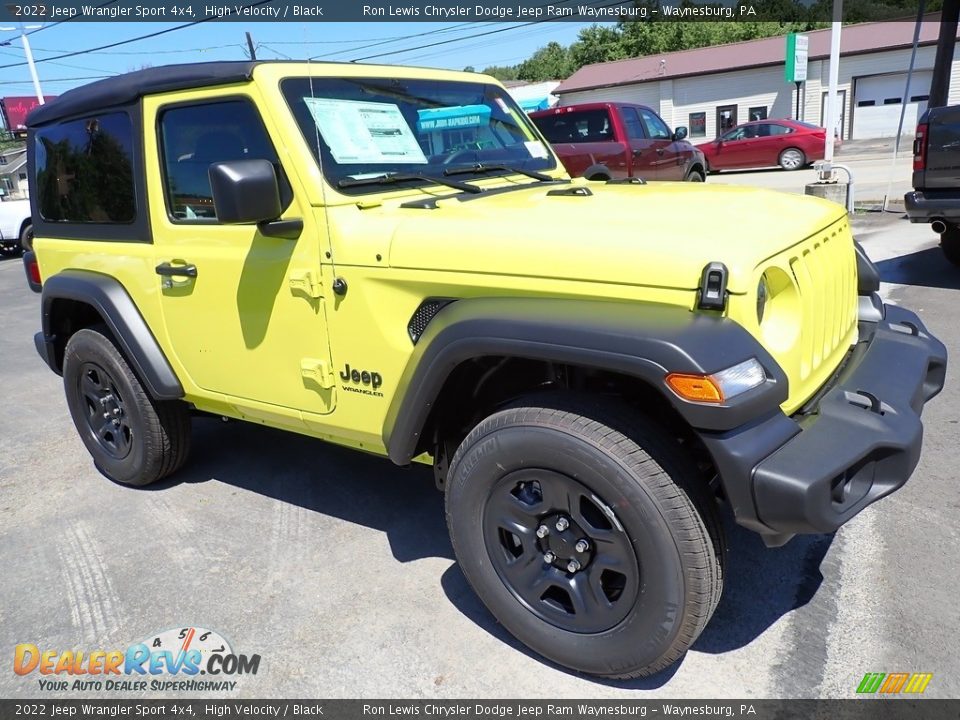 2022 Jeep Wrangler Sport 4x4 High Velocity / Black Photo #8