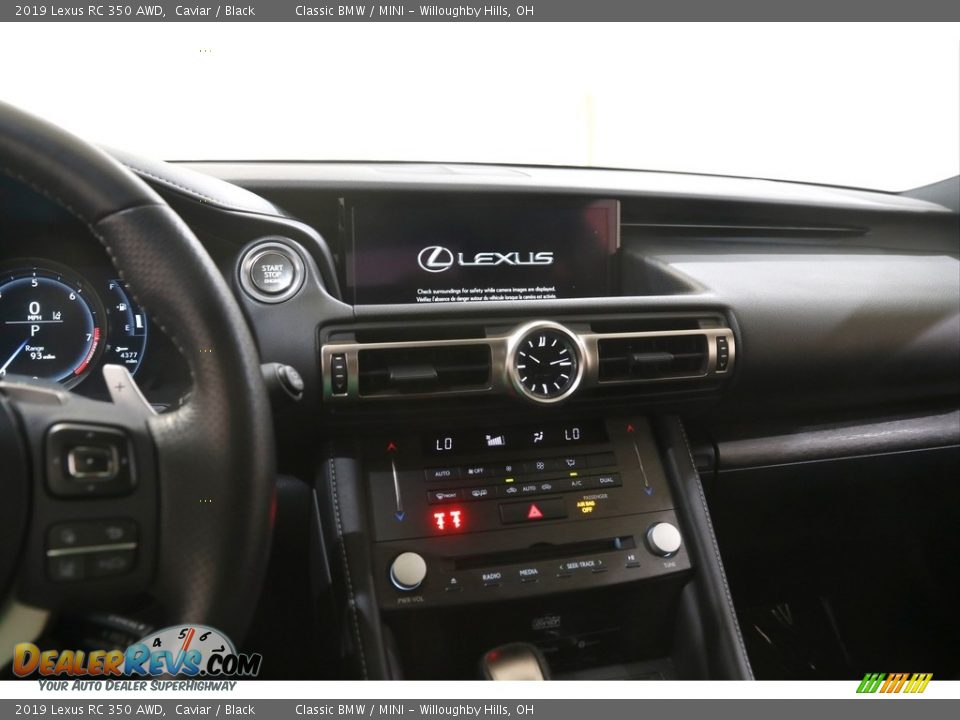 Controls of 2019 Lexus RC 350 AWD Photo #9