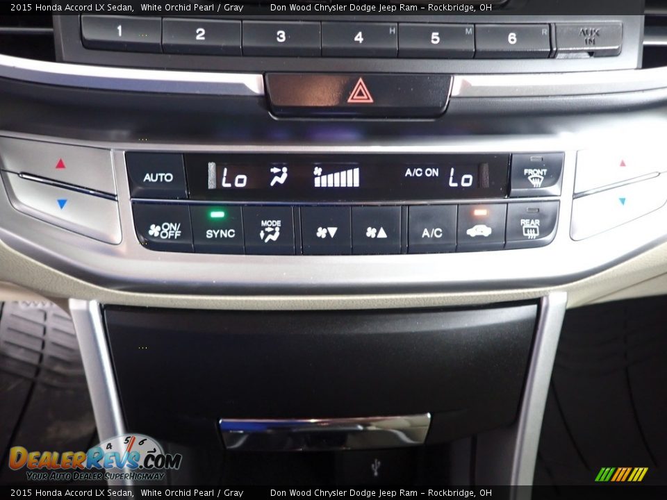 2015 Honda Accord LX Sedan White Orchid Pearl / Gray Photo #20