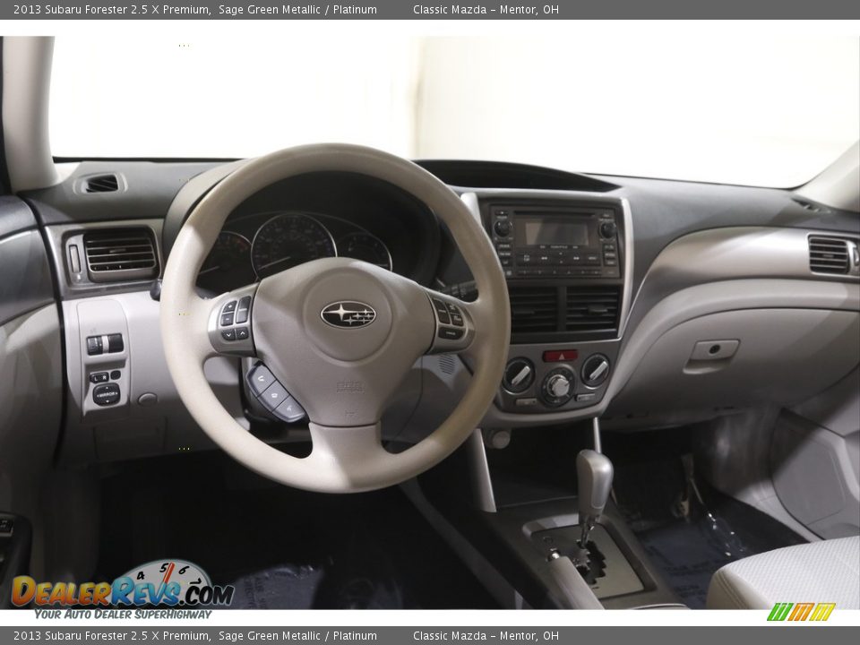 2013 Subaru Forester 2.5 X Premium Sage Green Metallic / Platinum Photo #6
