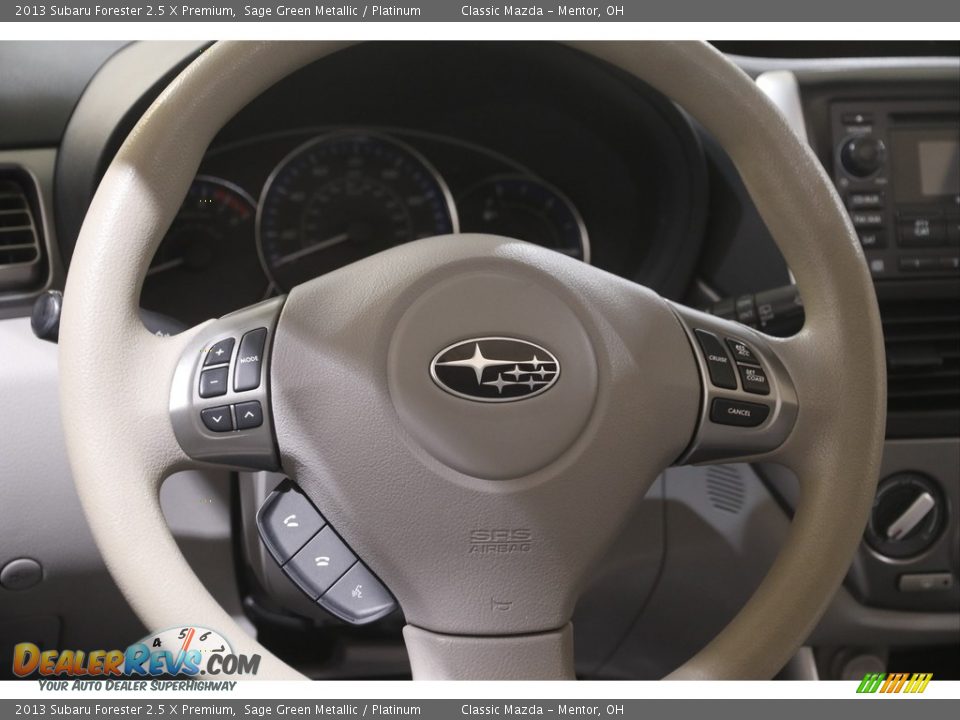 2013 Subaru Forester 2.5 X Premium Sage Green Metallic / Platinum Photo #7
