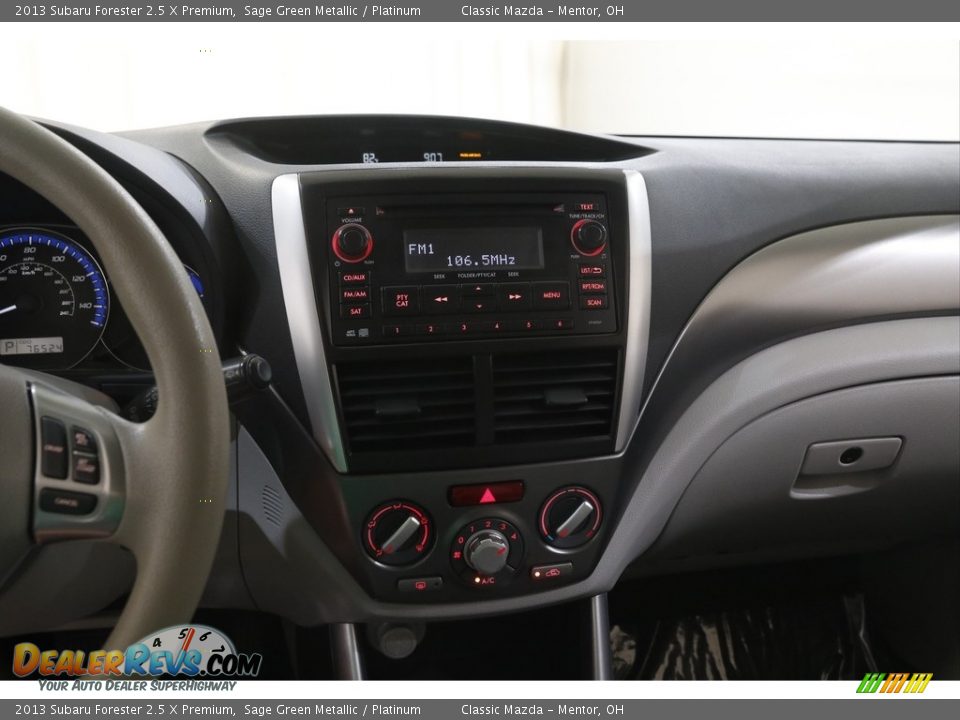 2013 Subaru Forester 2.5 X Premium Sage Green Metallic / Platinum Photo #9