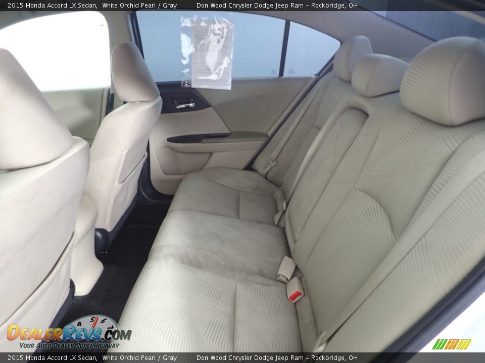 2015 Honda Accord LX Sedan White Orchid Pearl / Gray Photo #24