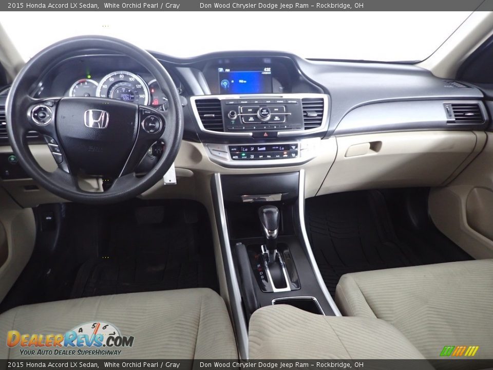 2015 Honda Accord LX Sedan White Orchid Pearl / Gray Photo #25