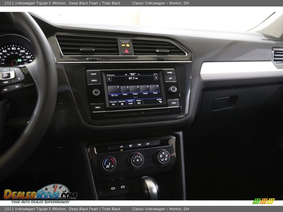 2021 Volkswagen Tiguan S 4Motion Deep Black Pearl / Titan Black Photo #9