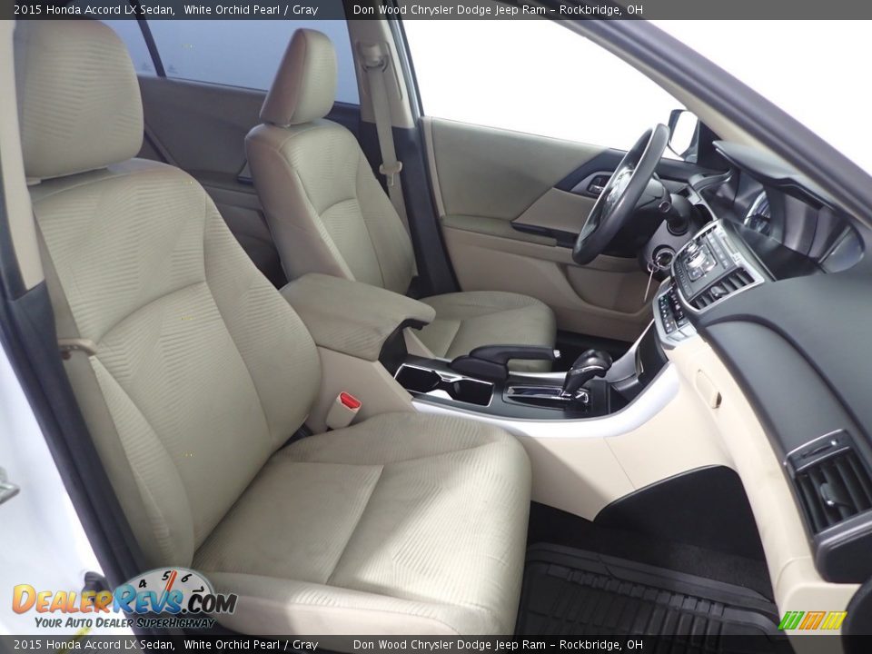 2015 Honda Accord LX Sedan White Orchid Pearl / Gray Photo #27
