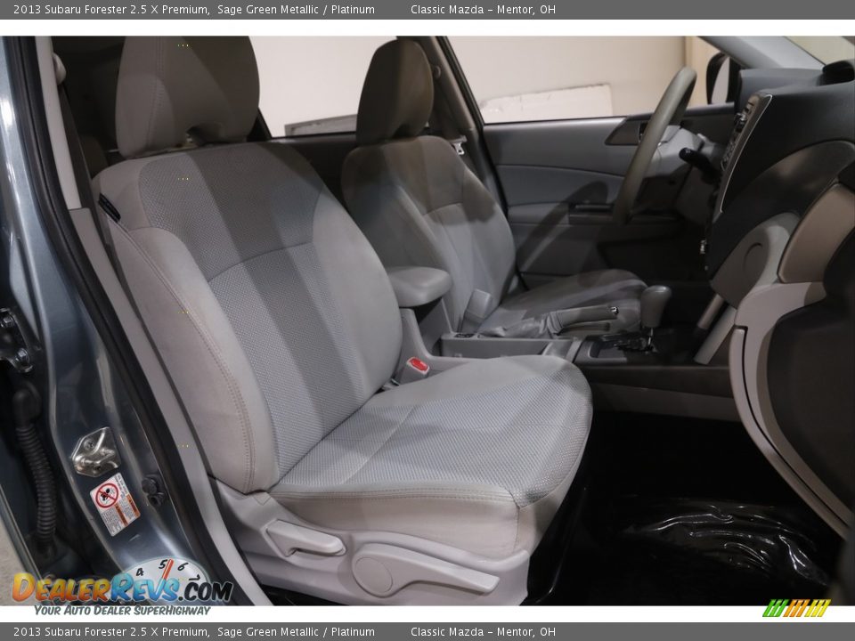 2013 Subaru Forester 2.5 X Premium Sage Green Metallic / Platinum Photo #14
