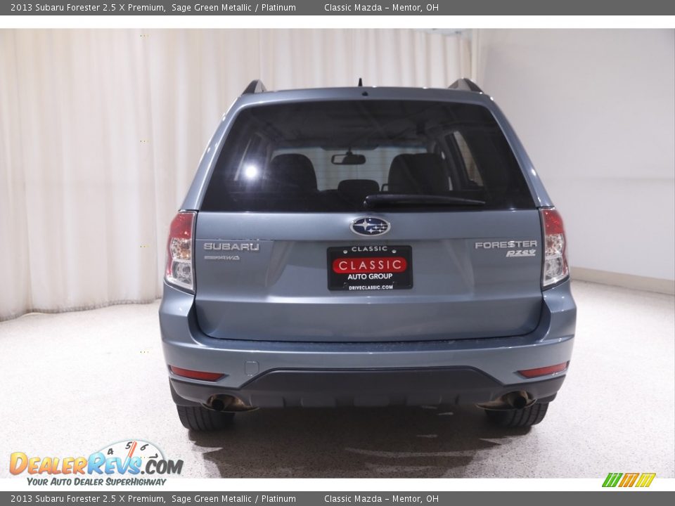 2013 Subaru Forester 2.5 X Premium Sage Green Metallic / Platinum Photo #17