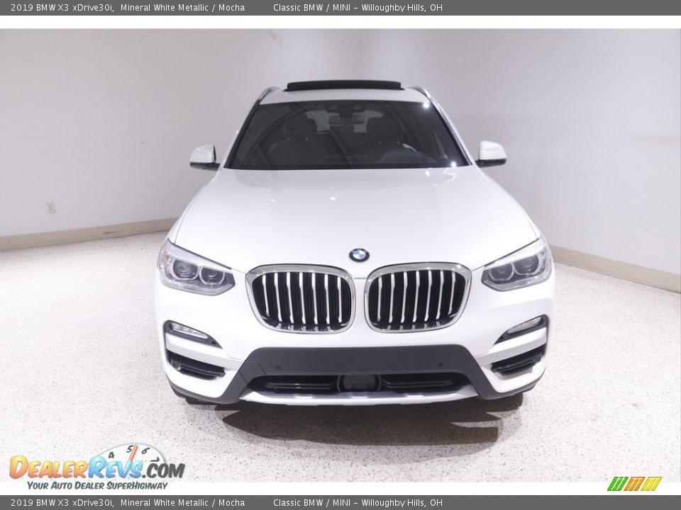 2019 BMW X3 xDrive30i Mineral White Metallic / Mocha Photo #2