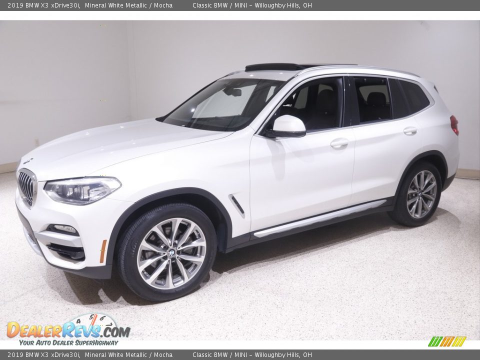 2019 BMW X3 xDrive30i Mineral White Metallic / Mocha Photo #3