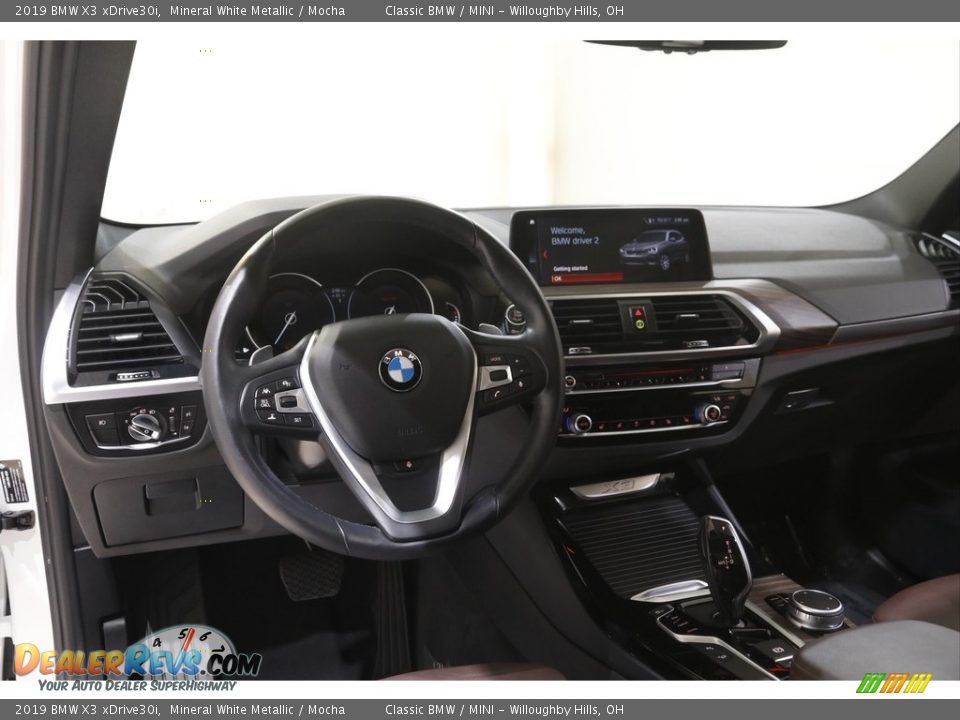 2019 BMW X3 xDrive30i Mineral White Metallic / Mocha Photo #6