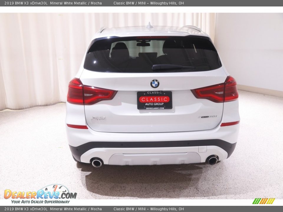 2019 BMW X3 xDrive30i Mineral White Metallic / Mocha Photo #21