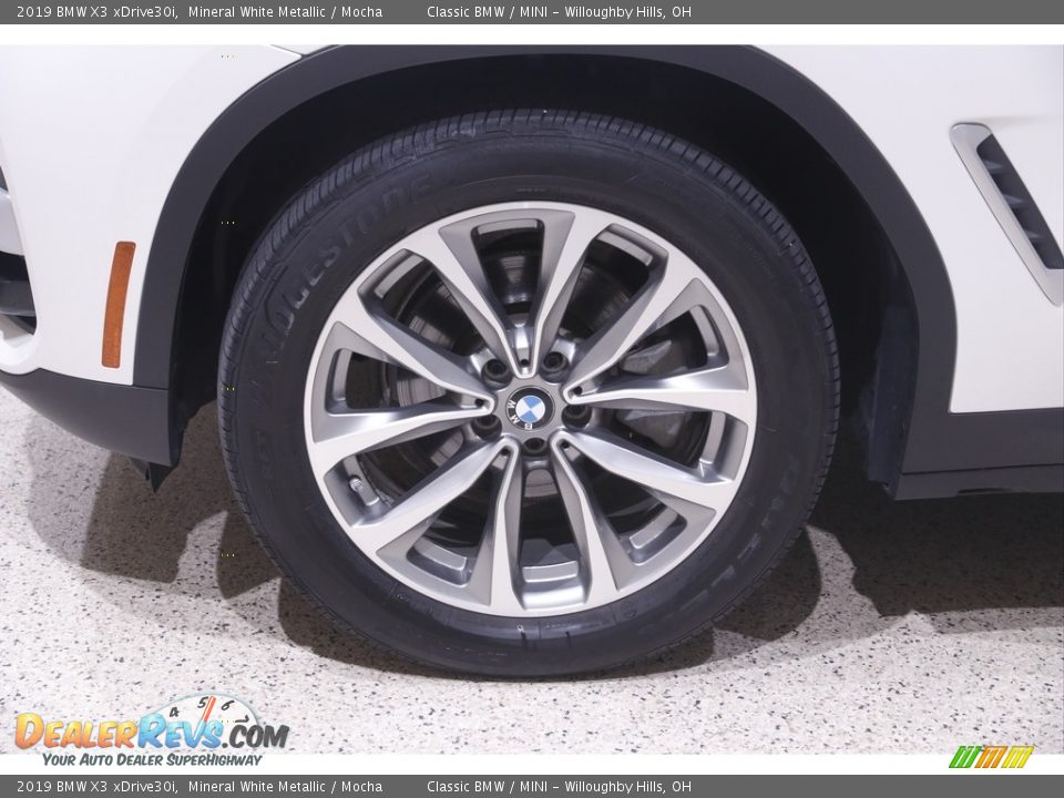 2019 BMW X3 xDrive30i Mineral White Metallic / Mocha Photo #23