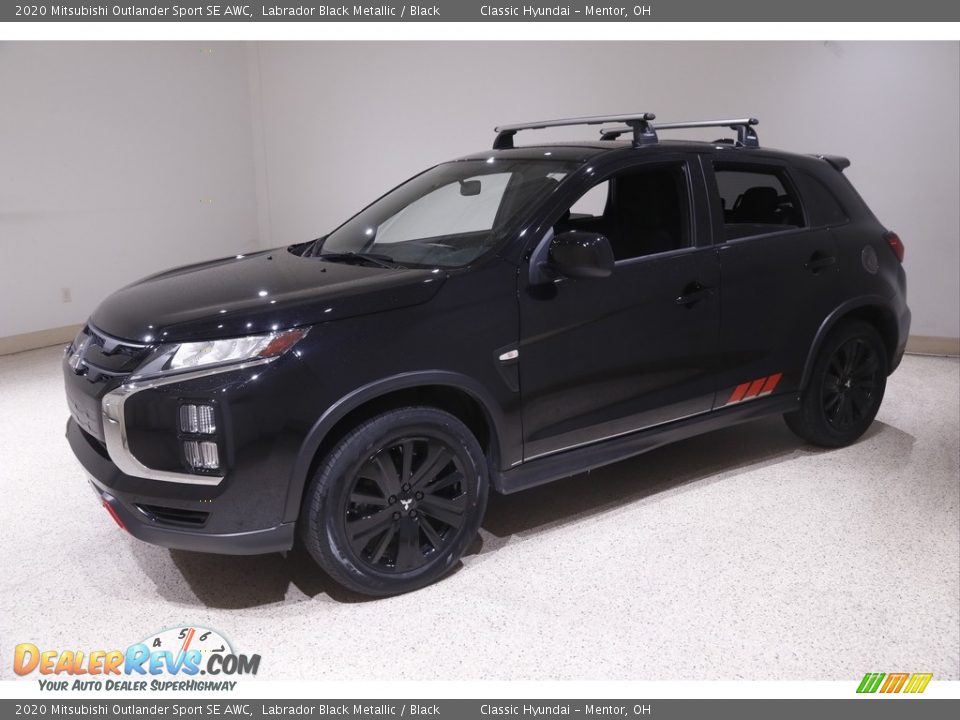 2020 Mitsubishi Outlander Sport SE AWC Labrador Black Metallic / Black Photo #3