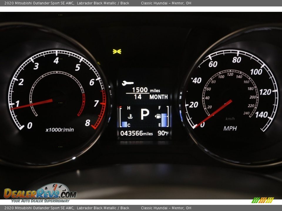 2020 Mitsubishi Outlander Sport SE AWC Labrador Black Metallic / Black Photo #8