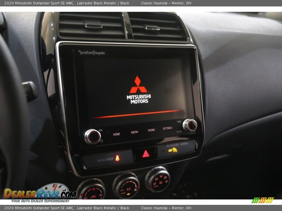 2020 Mitsubishi Outlander Sport SE AWC Labrador Black Metallic / Black Photo #9