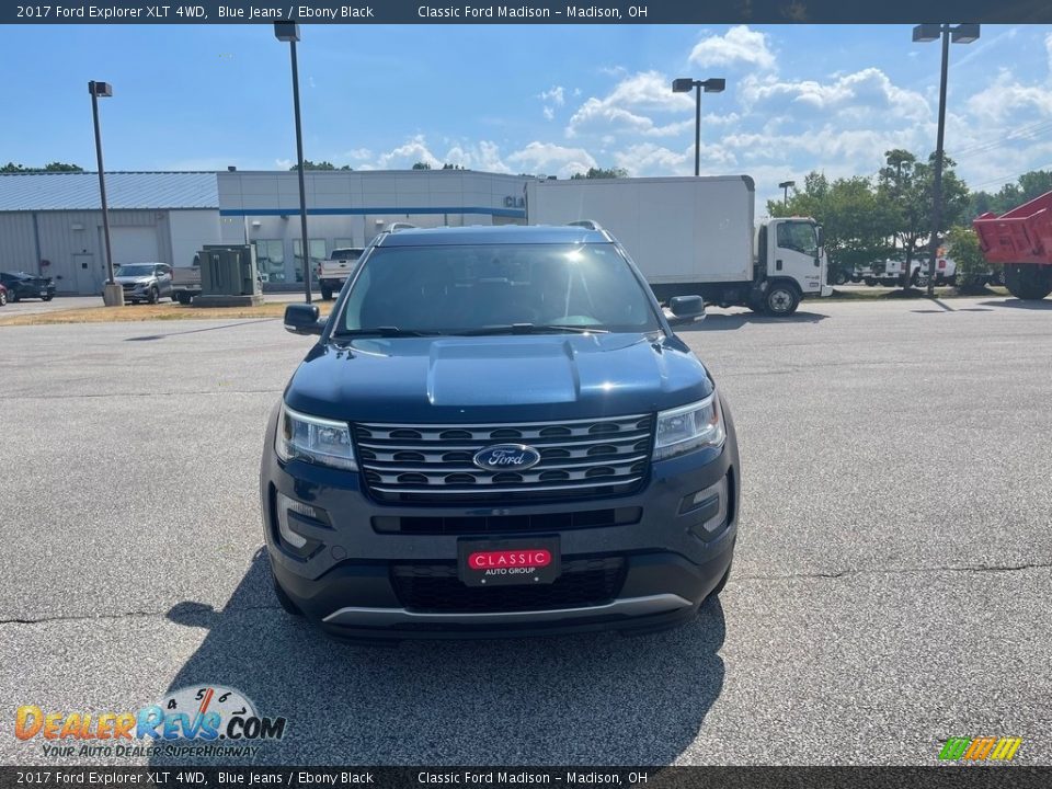 2017 Ford Explorer XLT 4WD Blue Jeans / Ebony Black Photo #2