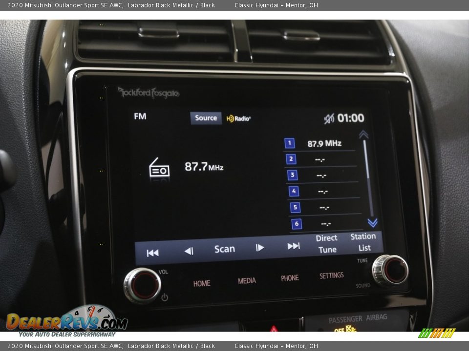 2020 Mitsubishi Outlander Sport SE AWC Labrador Black Metallic / Black Photo #10
