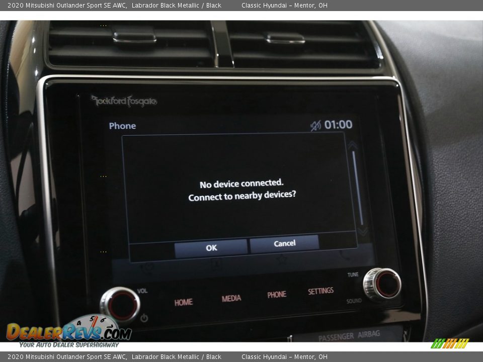 2020 Mitsubishi Outlander Sport SE AWC Labrador Black Metallic / Black Photo #11