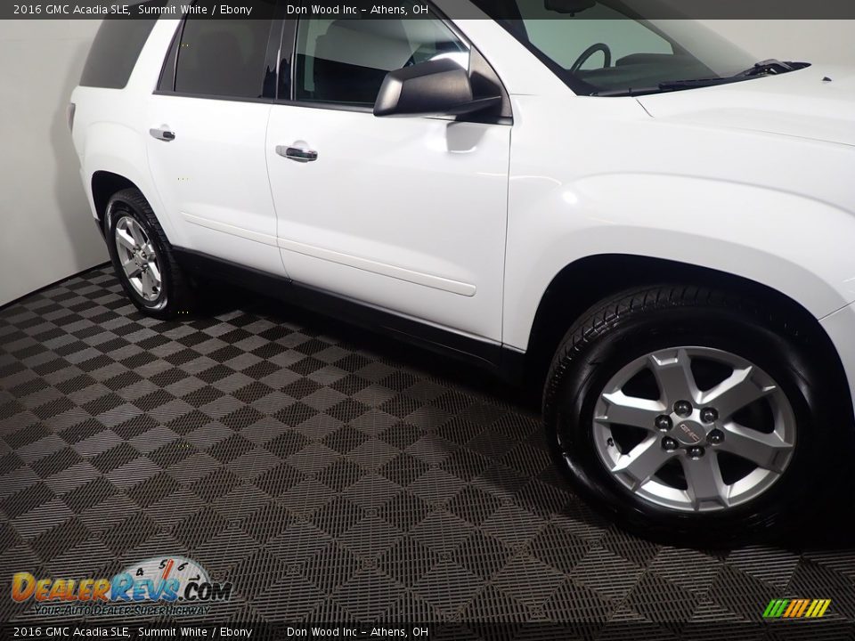 2016 GMC Acadia SLE Summit White / Ebony Photo #4