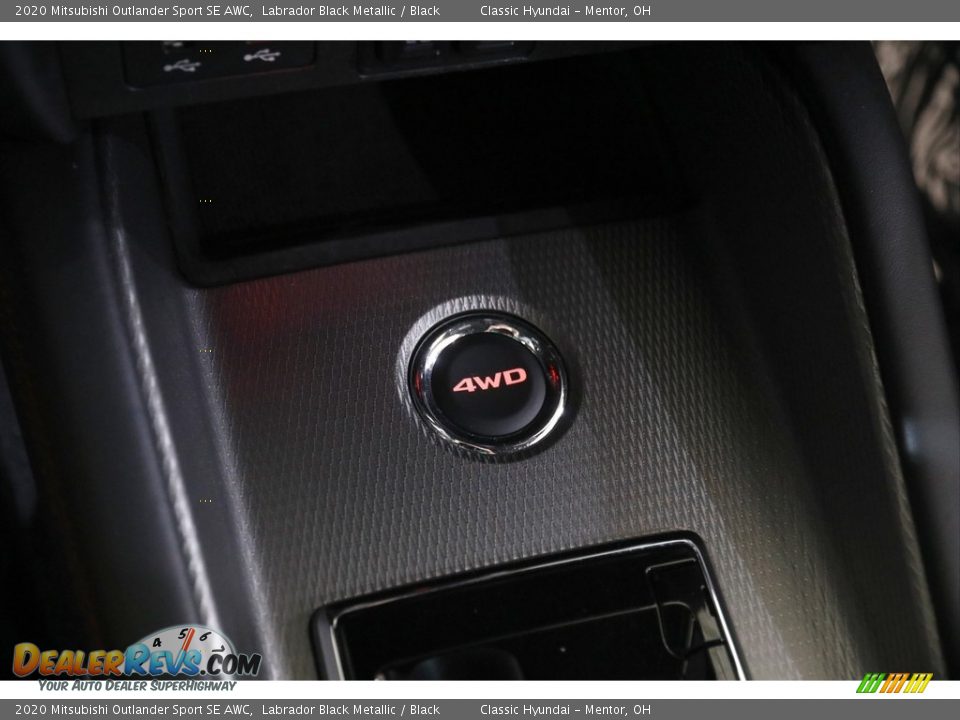 2020 Mitsubishi Outlander Sport SE AWC Labrador Black Metallic / Black Photo #15