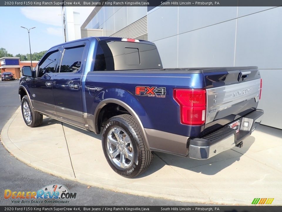 2020 Ford F150 King Ranch SuperCrew 4x4 Blue Jeans / King Ranch Kingsville/Java Photo #3